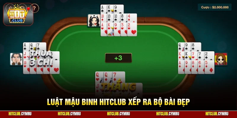 Luật mậu binh HitClub xếp ra bộ bài đẹp